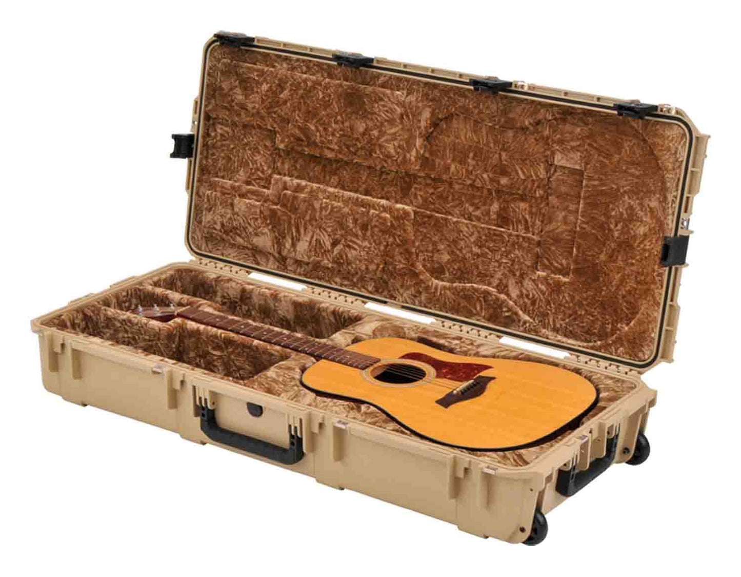SKB Cases 3i-4217-18-T iSeries Waterproof Acoustic Guitar Case with Wheels - Hollywood DJ