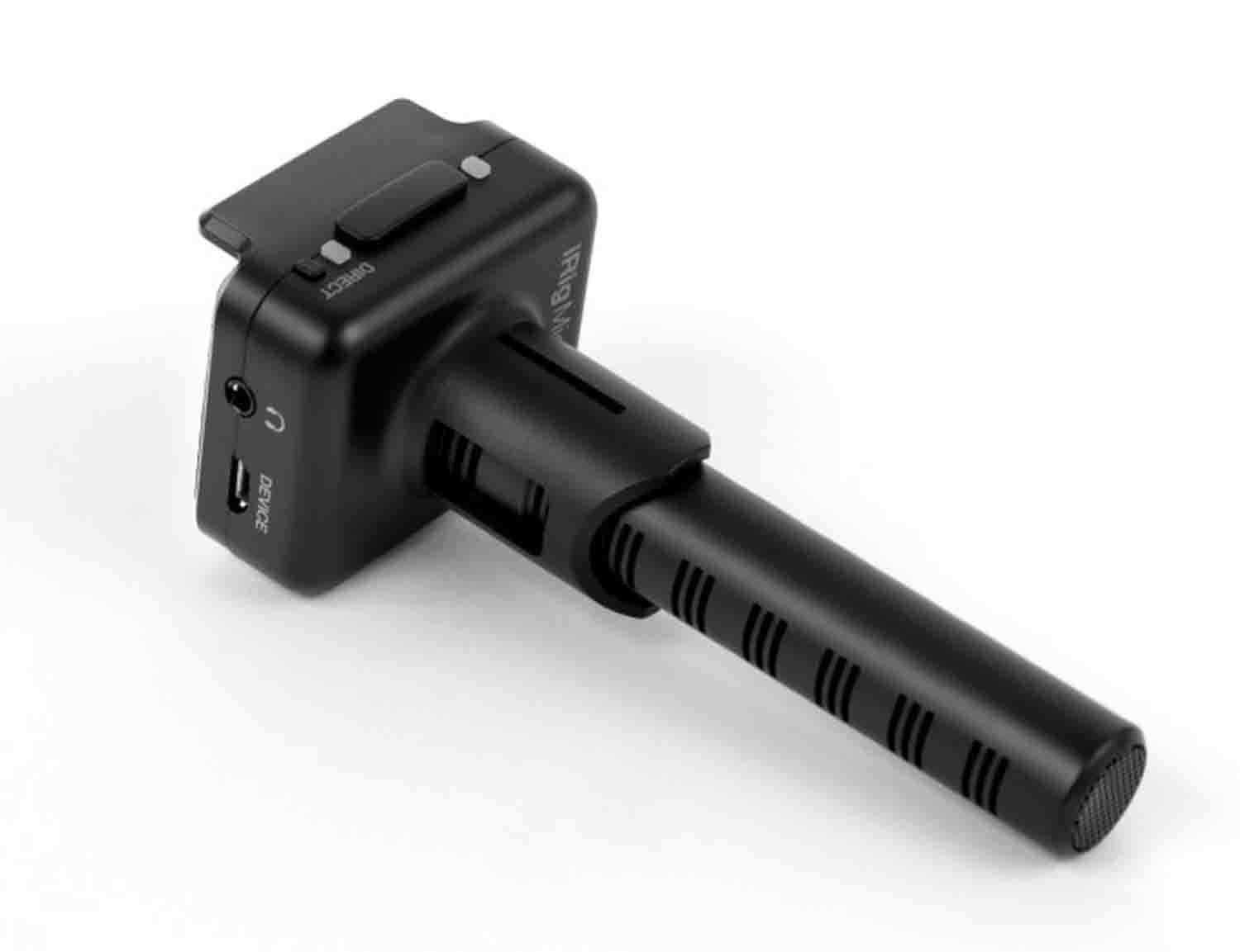 IK Multimedia iRig Mic Video Shotgun Microphone for iPhone, iPad and DSLR Cameras - Hollywood DJ