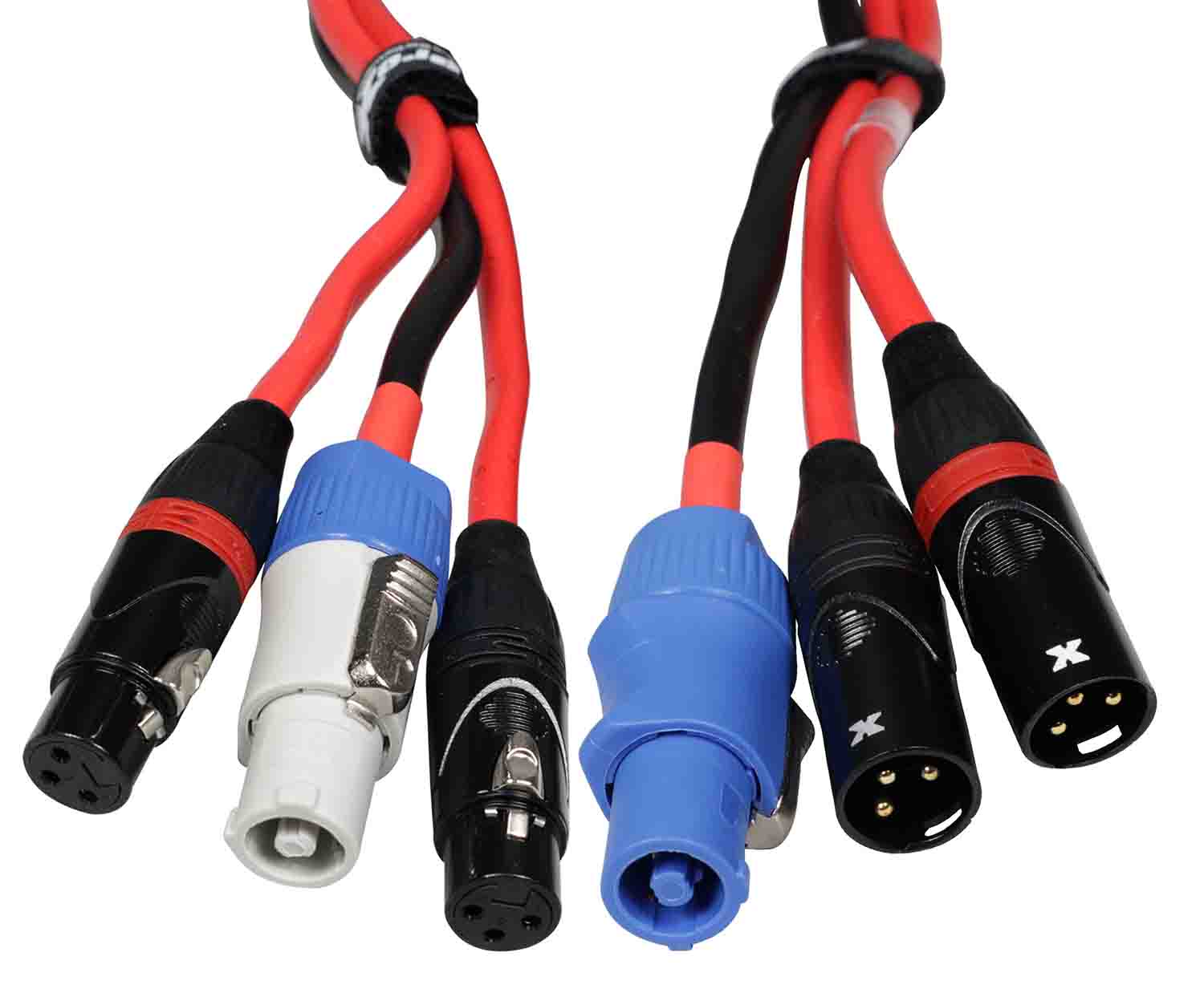ProX XC-PWC14-DXLR75, 75FT Jumper Power Connection with Dual XLR-F And XLR-M - Hollywood DJ