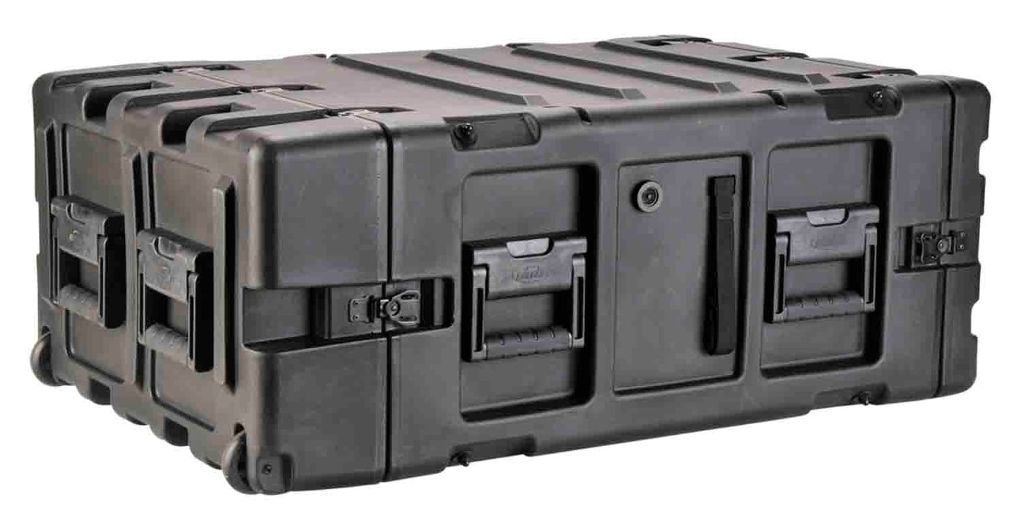 SKB Cases 3RR-4U24-25B 4U 24-inch Deep RR Series Shock Rack Case - Hollywood DJ