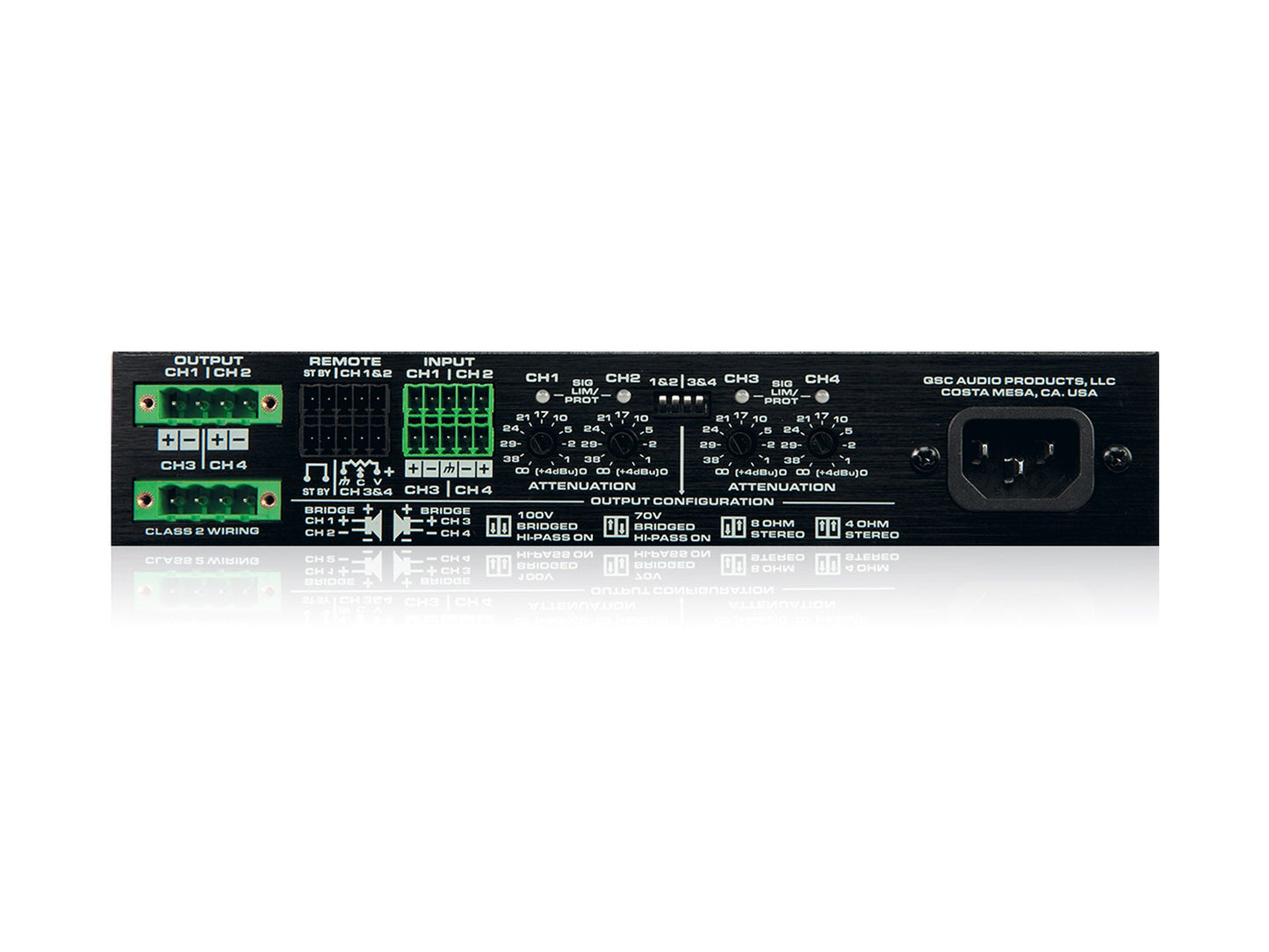 B-Stock: QSC SPA4-60 4 Channel Energy Star Power Amplifier