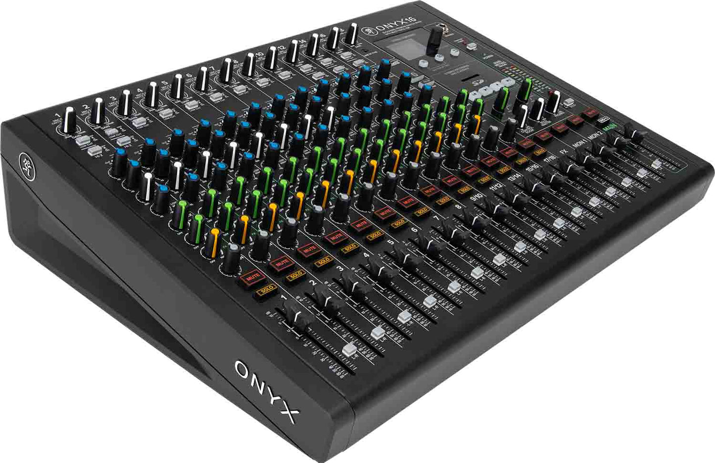 Open Box: Mackie Onyx16, 16-Channel Premium Analog Mixer with Multi-Track USB - Hollywood DJ