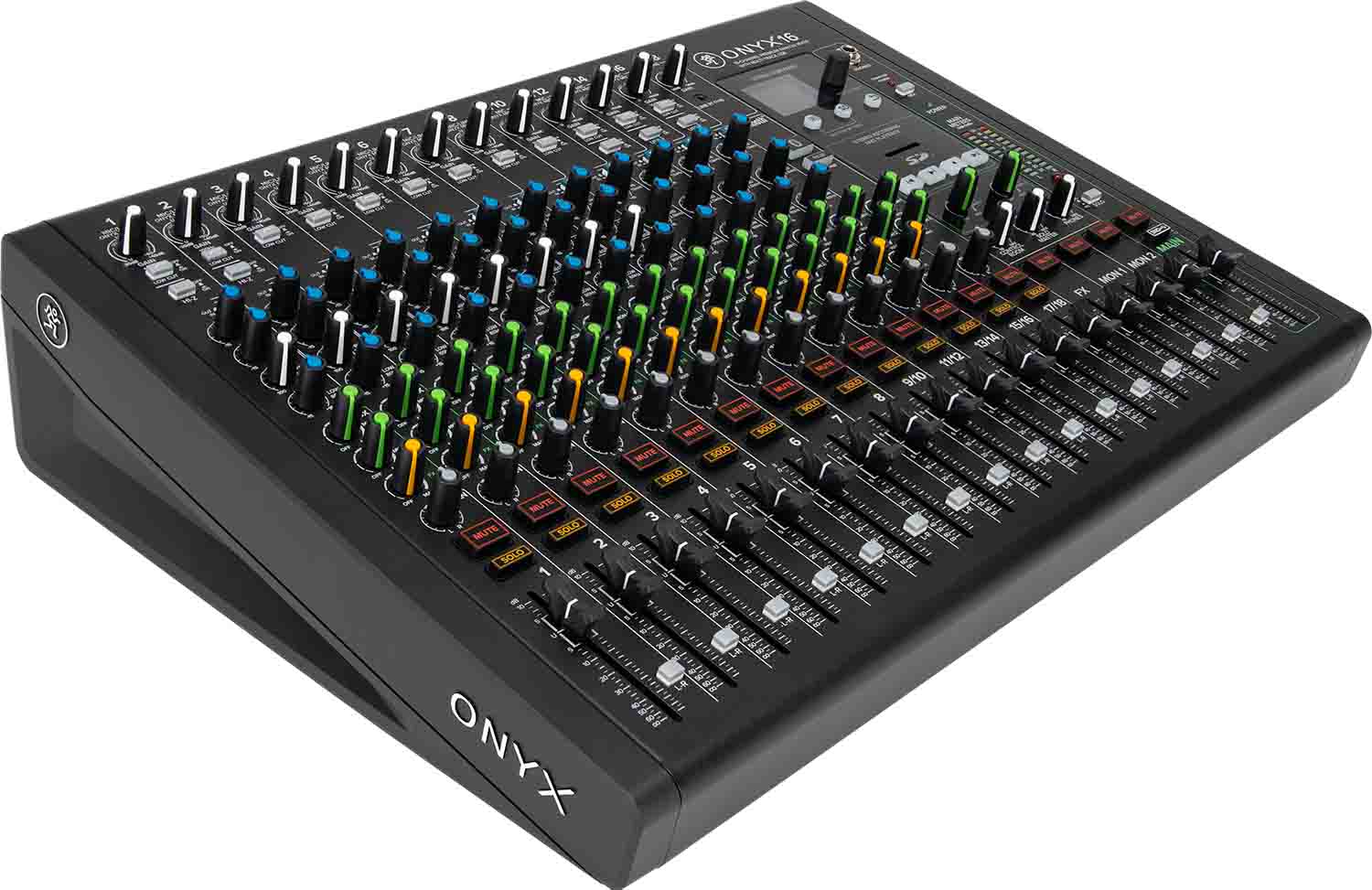 Open Box: Mackie Onyx16, 16-Channel Premium Analog Mixer with Multi-Track USB - Hollywood DJ