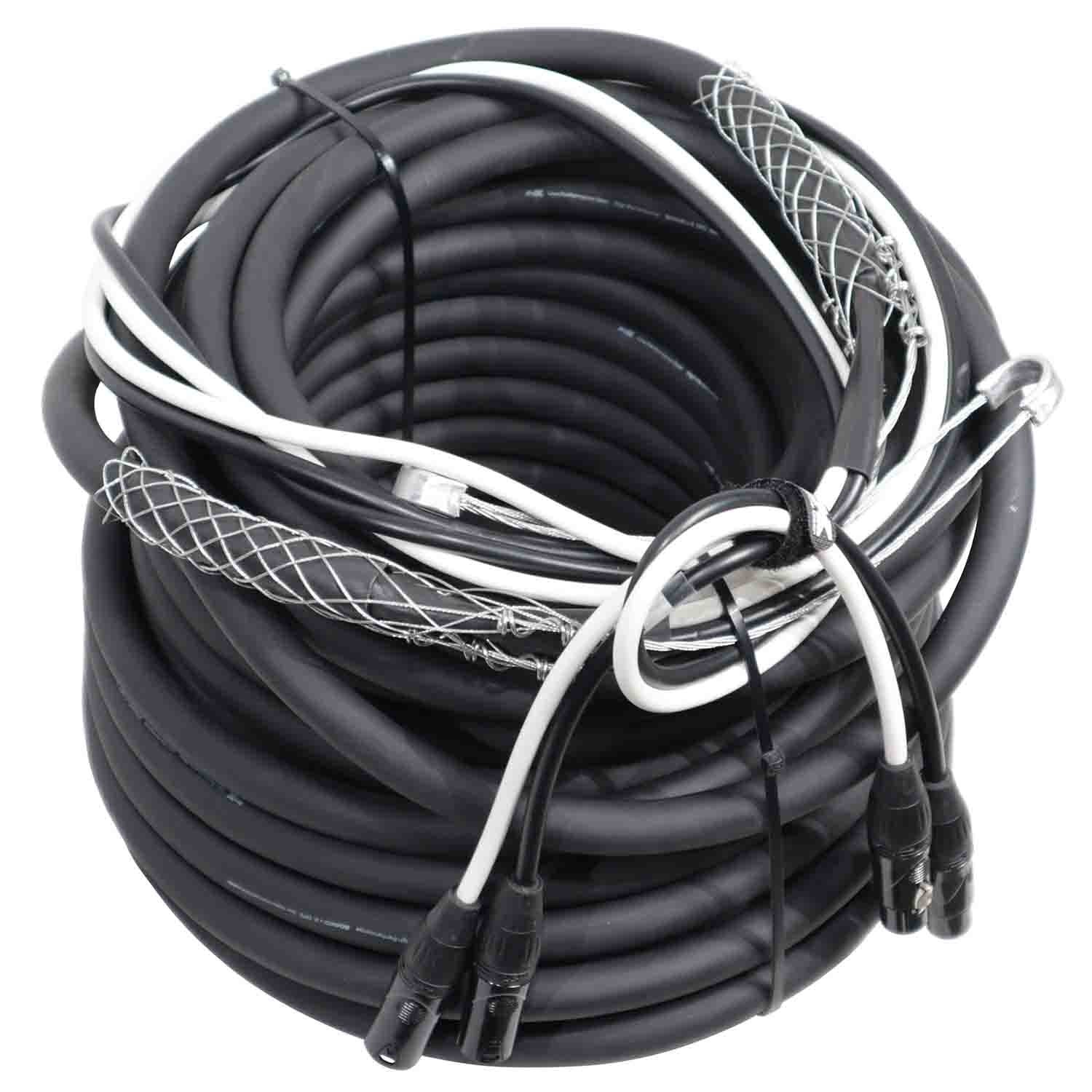 ProX XC-DXLR100 Balanced Dual XLR-M to Dual XLR-F High Performance Audio Cable - 100 Feet - Hollywood DJ