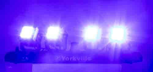 Yorkville LP-LED4X, 4 x LED Lighting Head System - Hollywood DJ