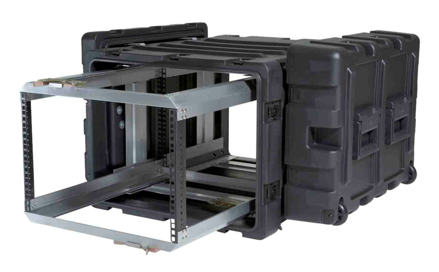 SKB Cases 3RR-7U24-25B, 7U 24-Inch Removable Shock Rack and Transport Case - Hollywood DJ