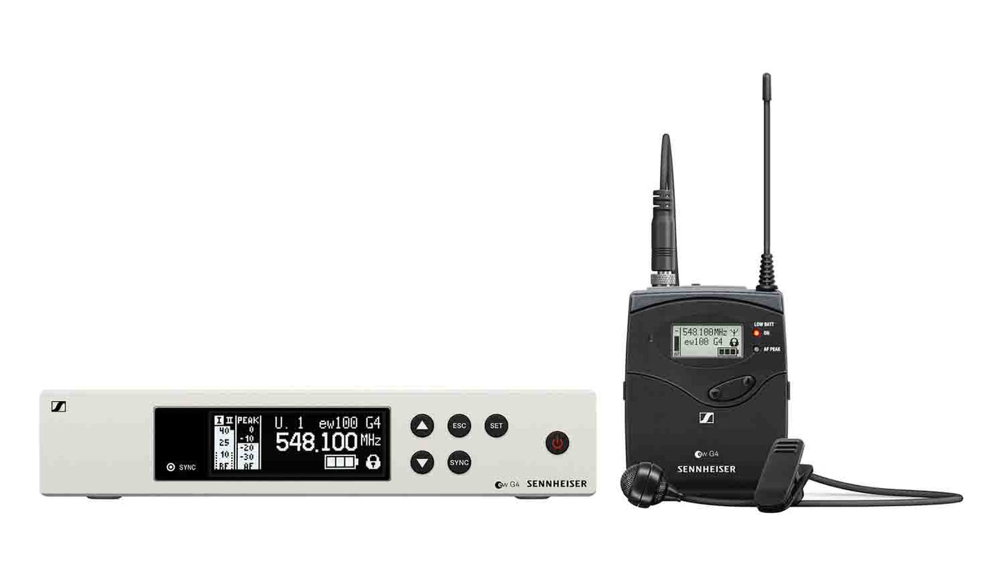 Sennheiser EW 100 G4-ME4 Wireless Cardioid Lavalier Microphone System - Hollywood DJ