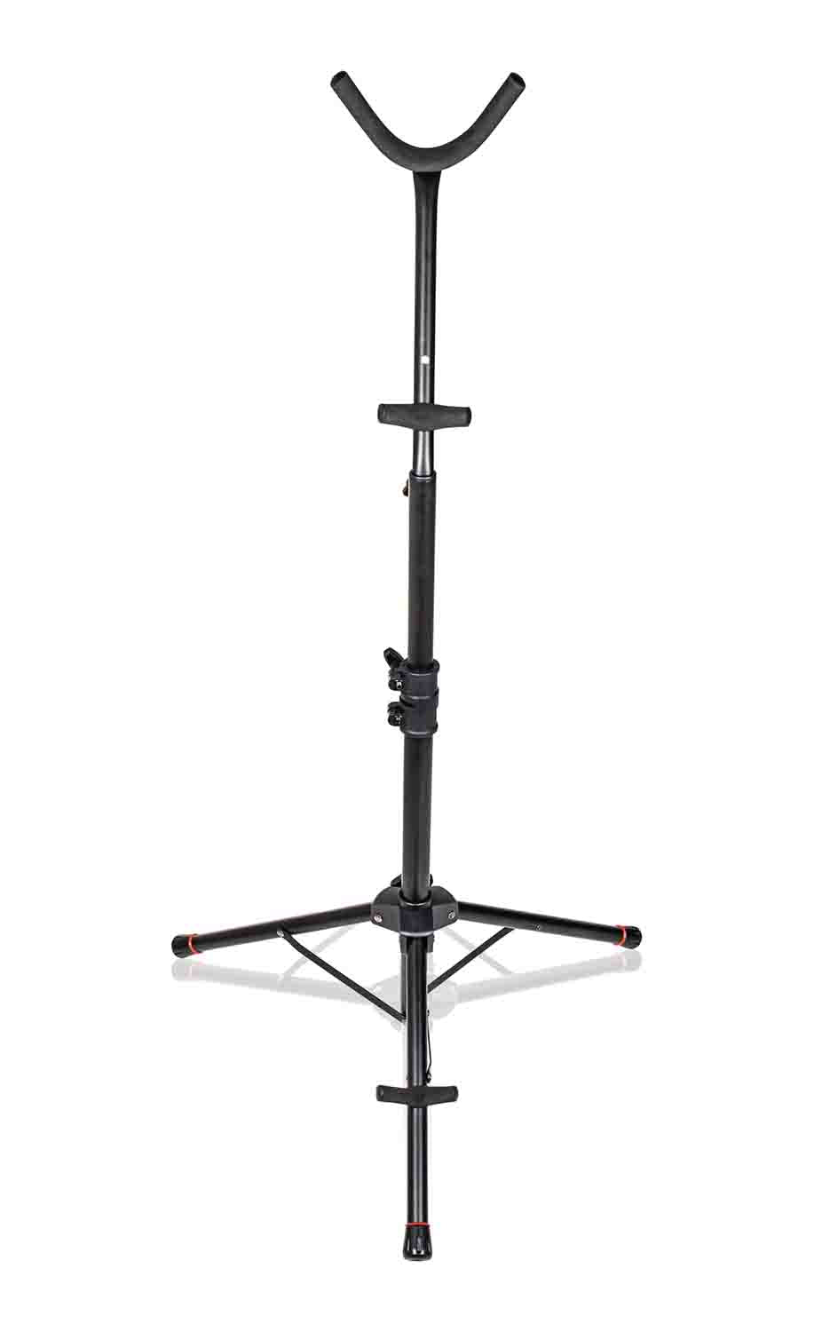 Gator GFW-BNO-SAXTALL, Tall Tripod Stand for Alto or Tenor Saxophone - Hollywood DJ