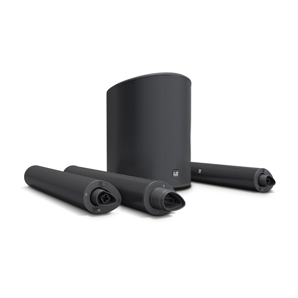 B-Stock: LD Systems MAUI 5 GO, Ultra Portable Battery Powered Column PA System with Mixer - Hollywood DJ
