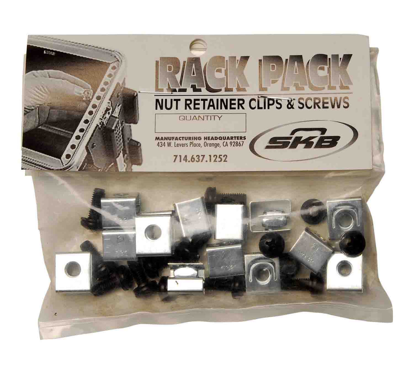 SKB 1SKB19-AC1 Rack Mount Hardware - Nuts and Bolts Kit - Hollywood DJ