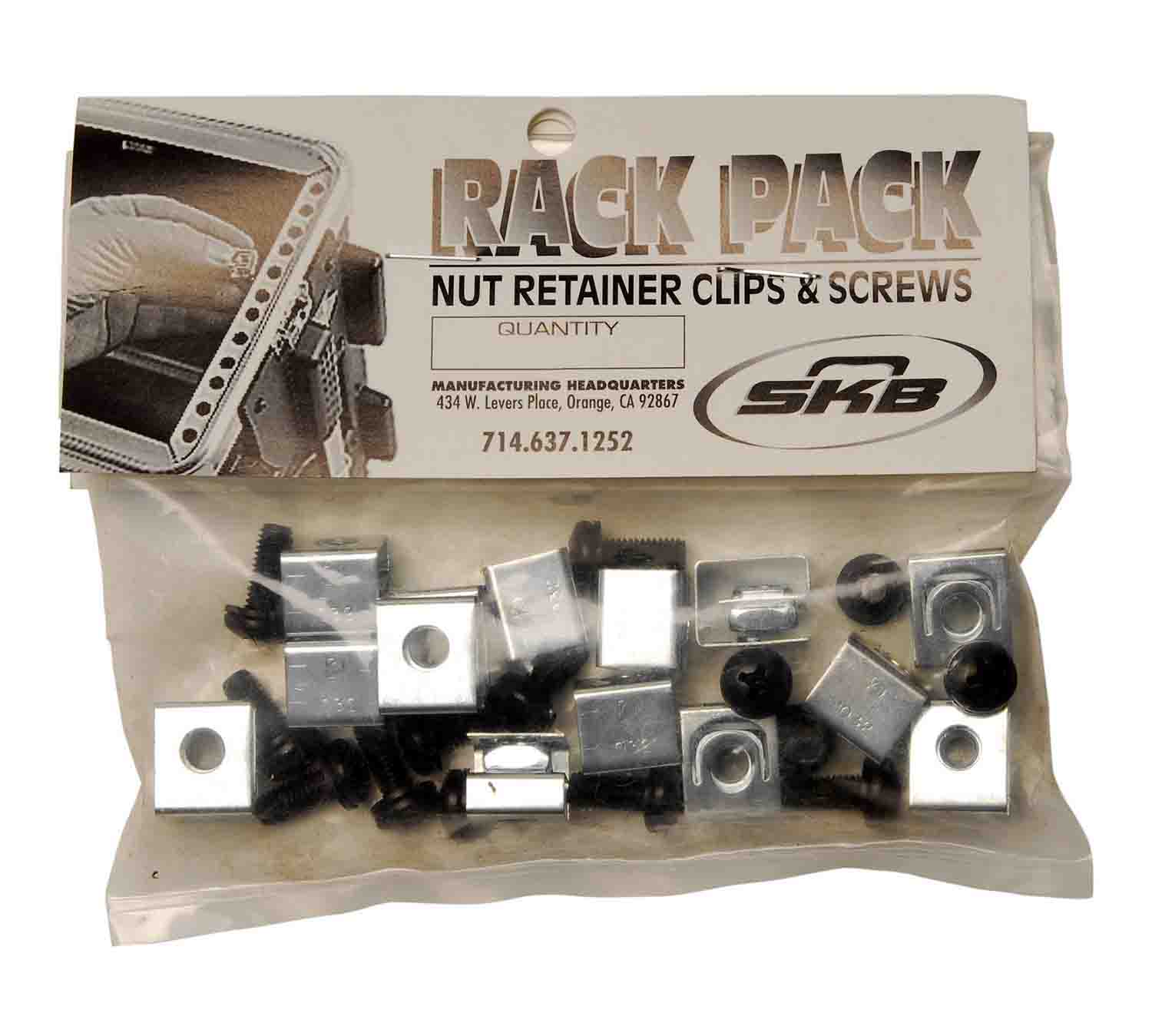 SKB 1SKB19-AC1 Rack Mount Hardware - Nuts and Bolts Kit - Hollywood DJ
