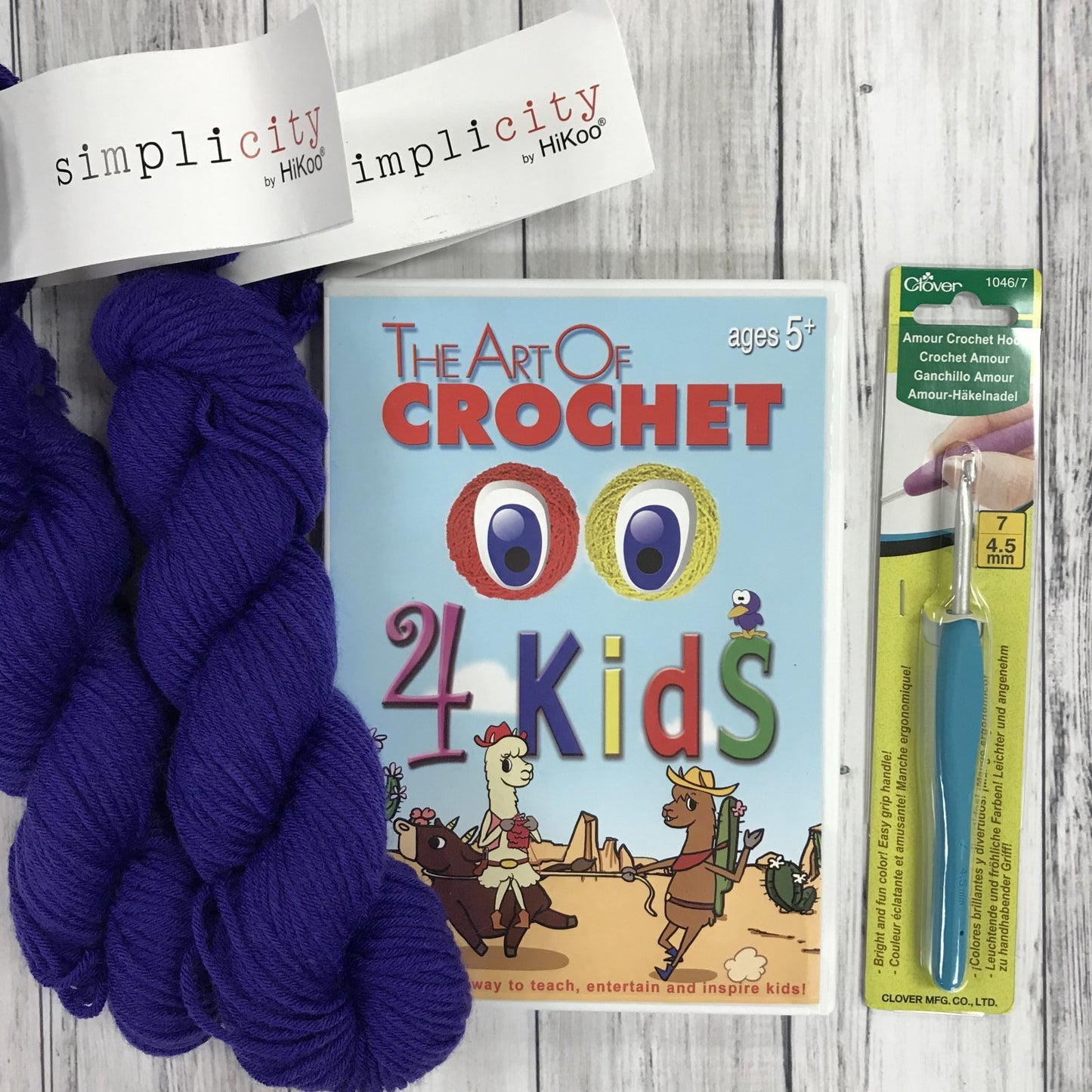 Learn to Crochet Kit | Hikoo yarn