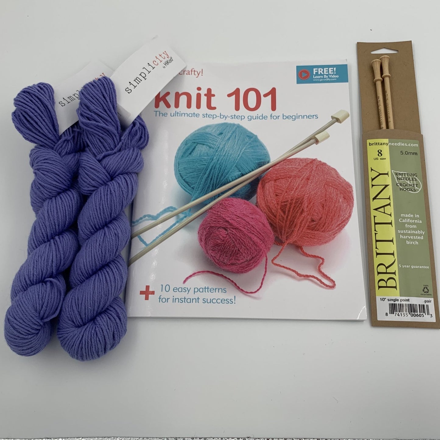 Learn to Knit Kit | Step by Step Guide - Teen Edition