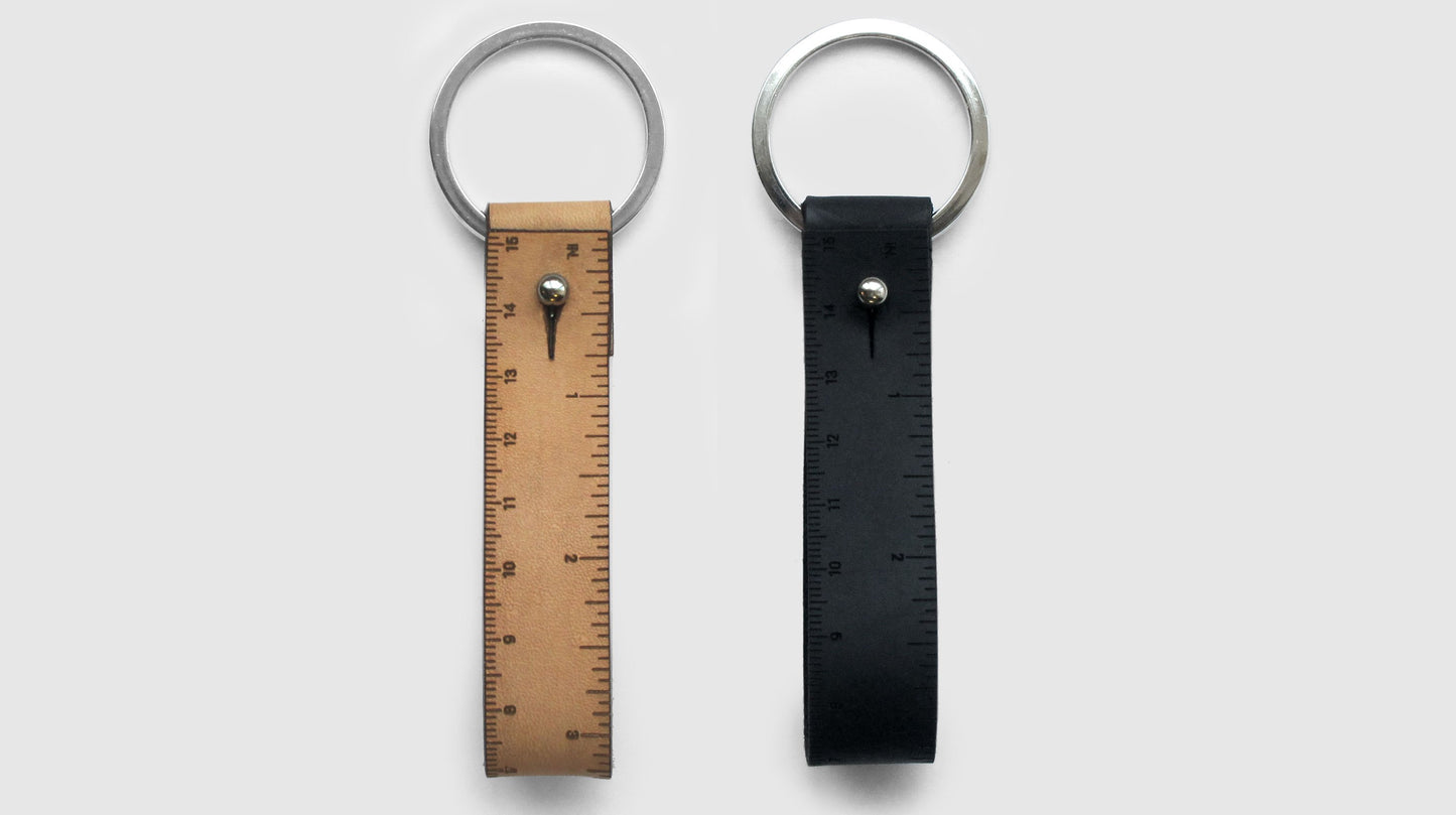iLoveHandles Leather | Key Fob Ruler