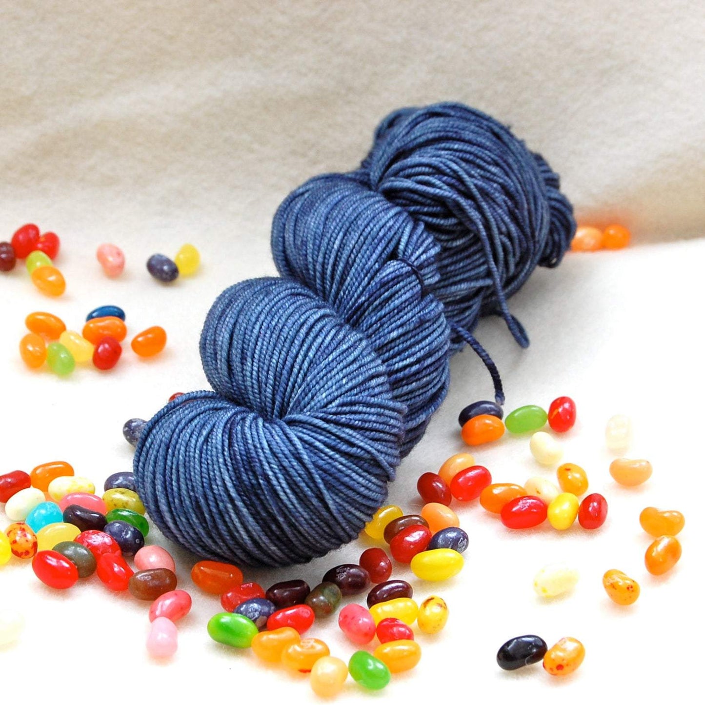 Knitted Wit Shimmer Fingering Merino Silk Knitting Yarn