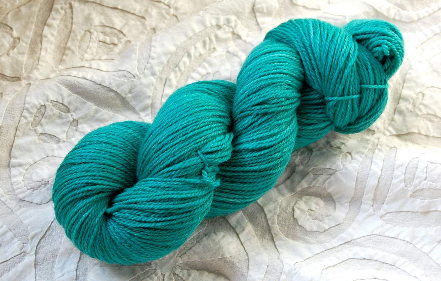 Knitted Wit Shimmer Fingering Merino Silk Knitting Yarn