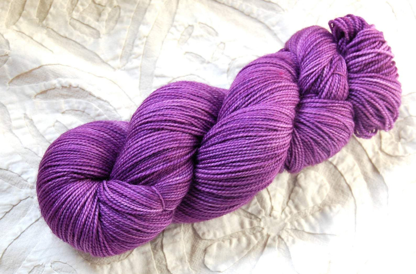 Knitted Wit Shimmer Fingering Merino Silk Knitting Yarn