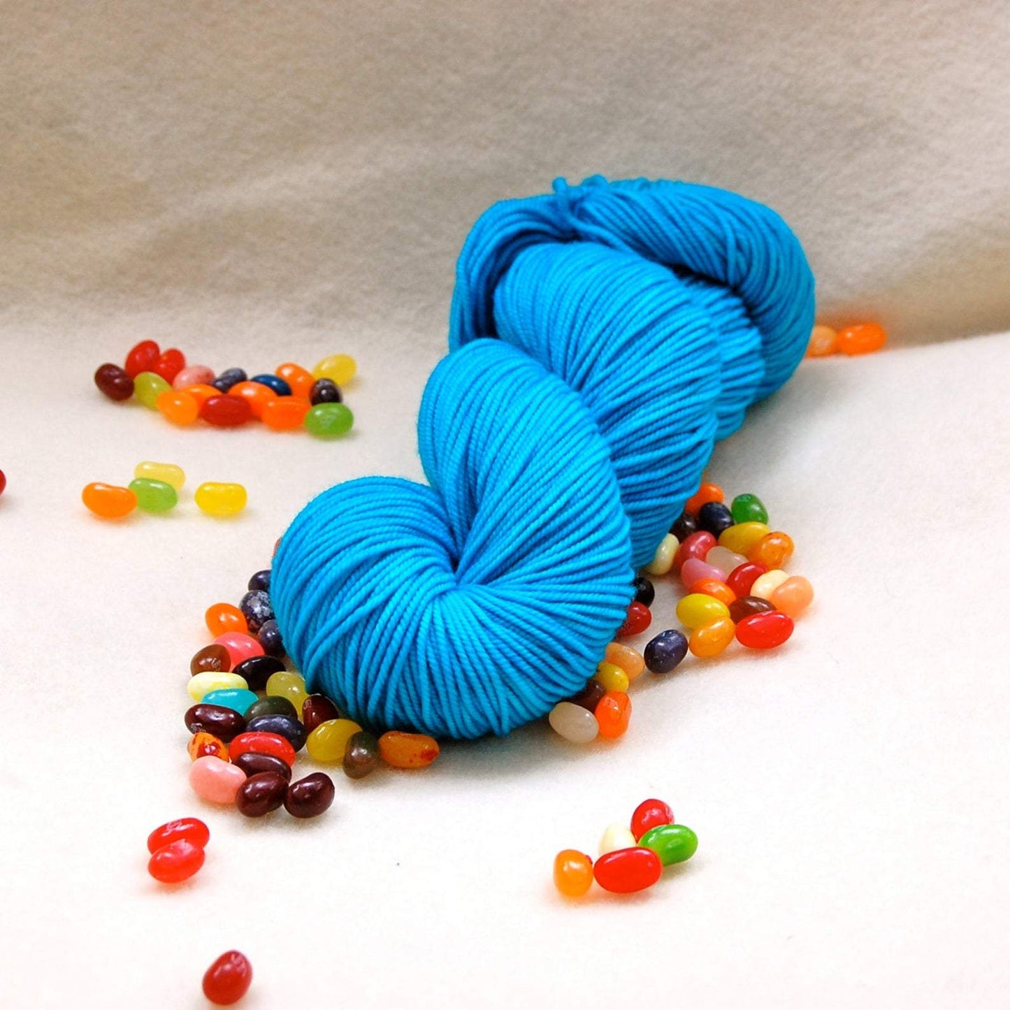 Knitted Wit Shimmer Fingering Merino Silk Knitting Yarn