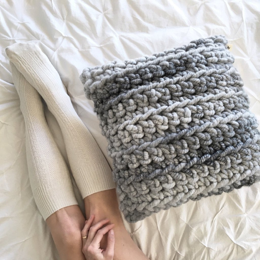 Knot & Twist Pillow Kit by Love Fest Fibers