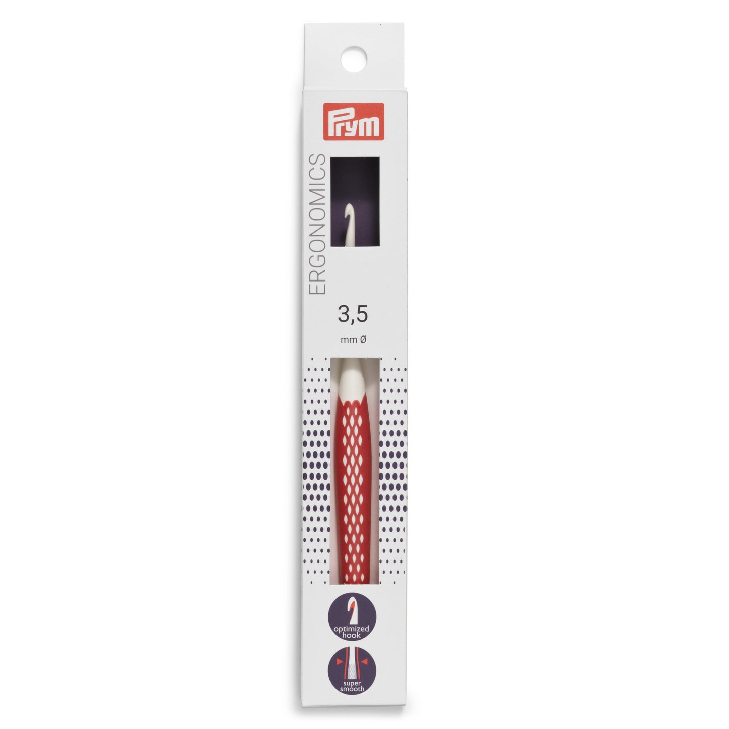 Prym Ergonomics Plastic Single Point Crochet Hooks