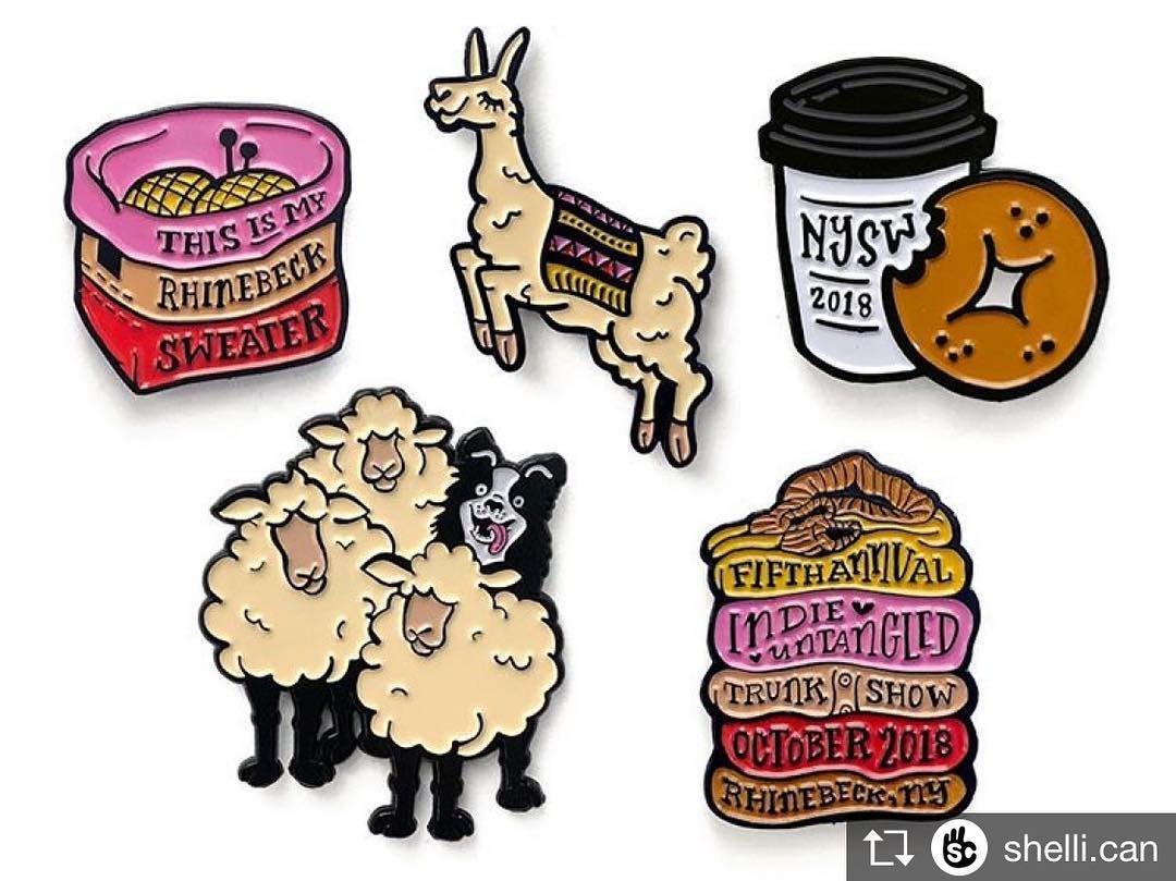 Shelli Can Enamel Pins