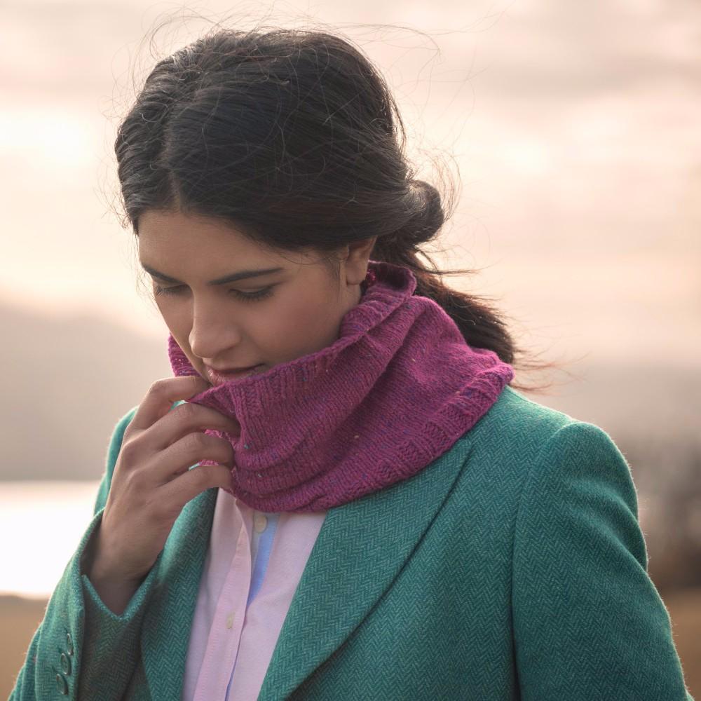 The Fibre Co. Arranmore Light - Fell Garth II: St. Bega Cowl (PDF Download)