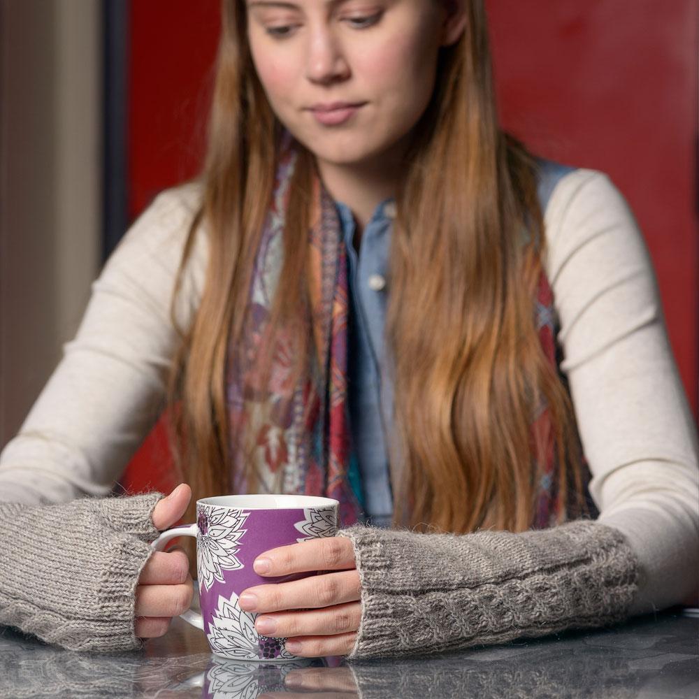 Cumbria Fingering Yarn - Wrist Warmers