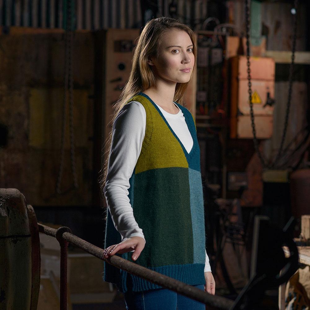 The Fibre Co. Foundations: Cumbria Fingering - Colour Block Tunic (PDF Download)