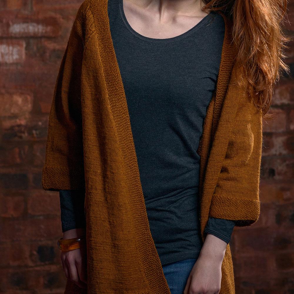 The Fibre Co. Foundations: Cumbria Fingering - Long Cardigan (PDF Download)