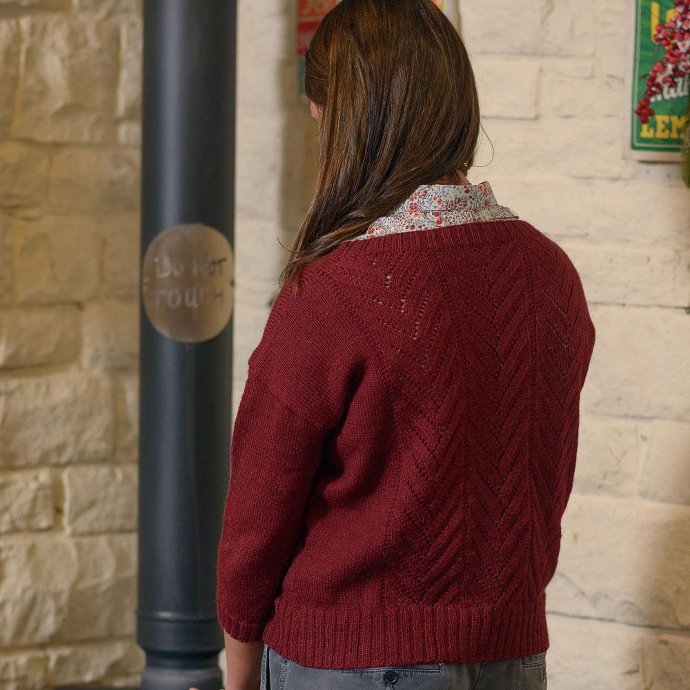 The Fibre Co. Foundations: Cumbria Fingering - Textured Sweater (PDF Download)