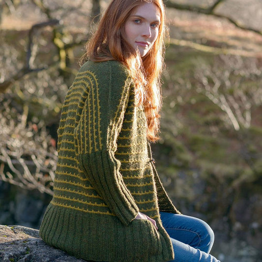 The Fibre Co. Lore Greenup Gill Cardigan (PDF Download)