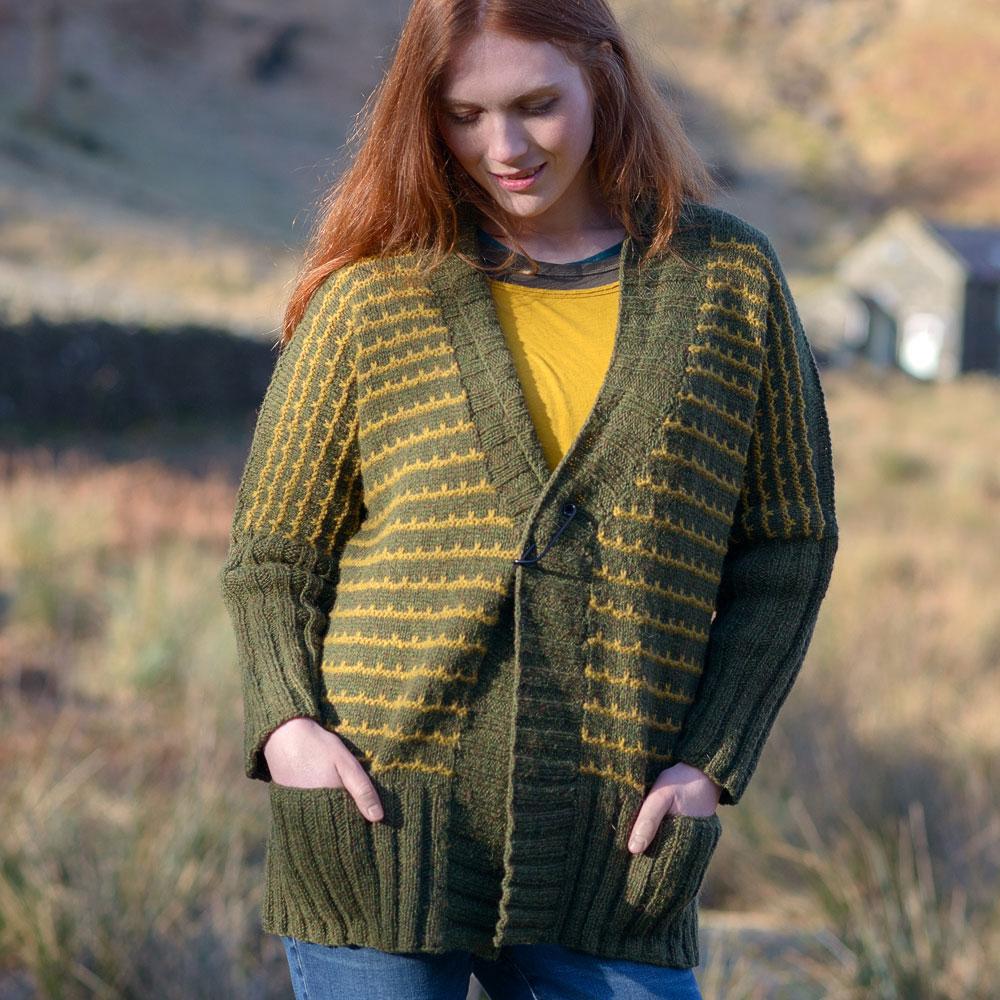 The Fibre Co. Lore Greenup Gill Cardigan (PDF Download)
