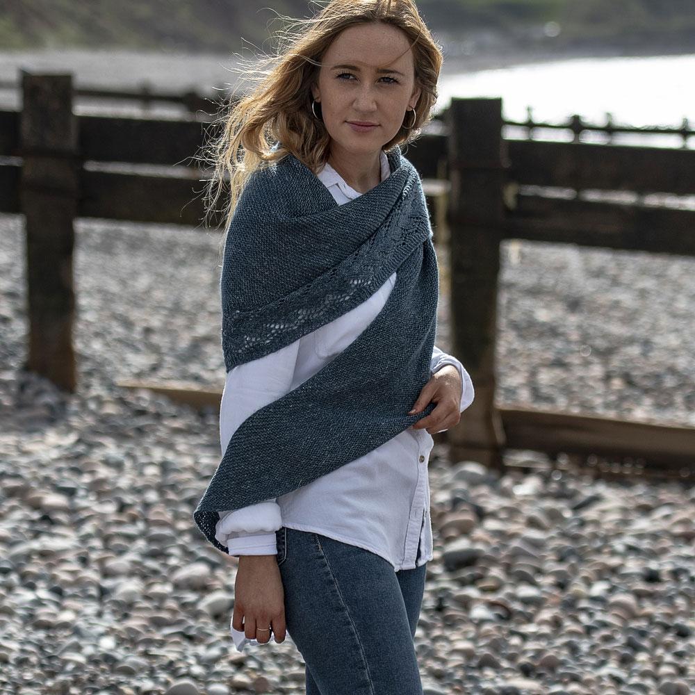The Fibre Co. Meadow Irish Sea Shawl (PDF Download)