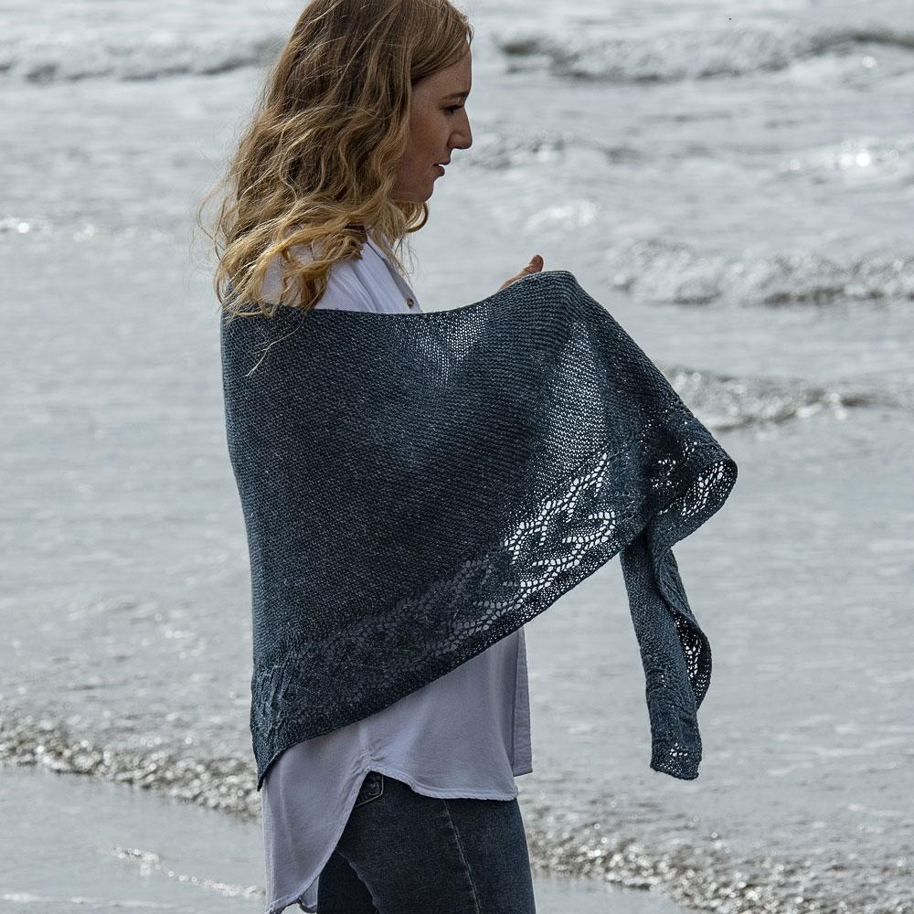 The Fibre Co. Meadow Irish Sea Shawl (PDF Download)