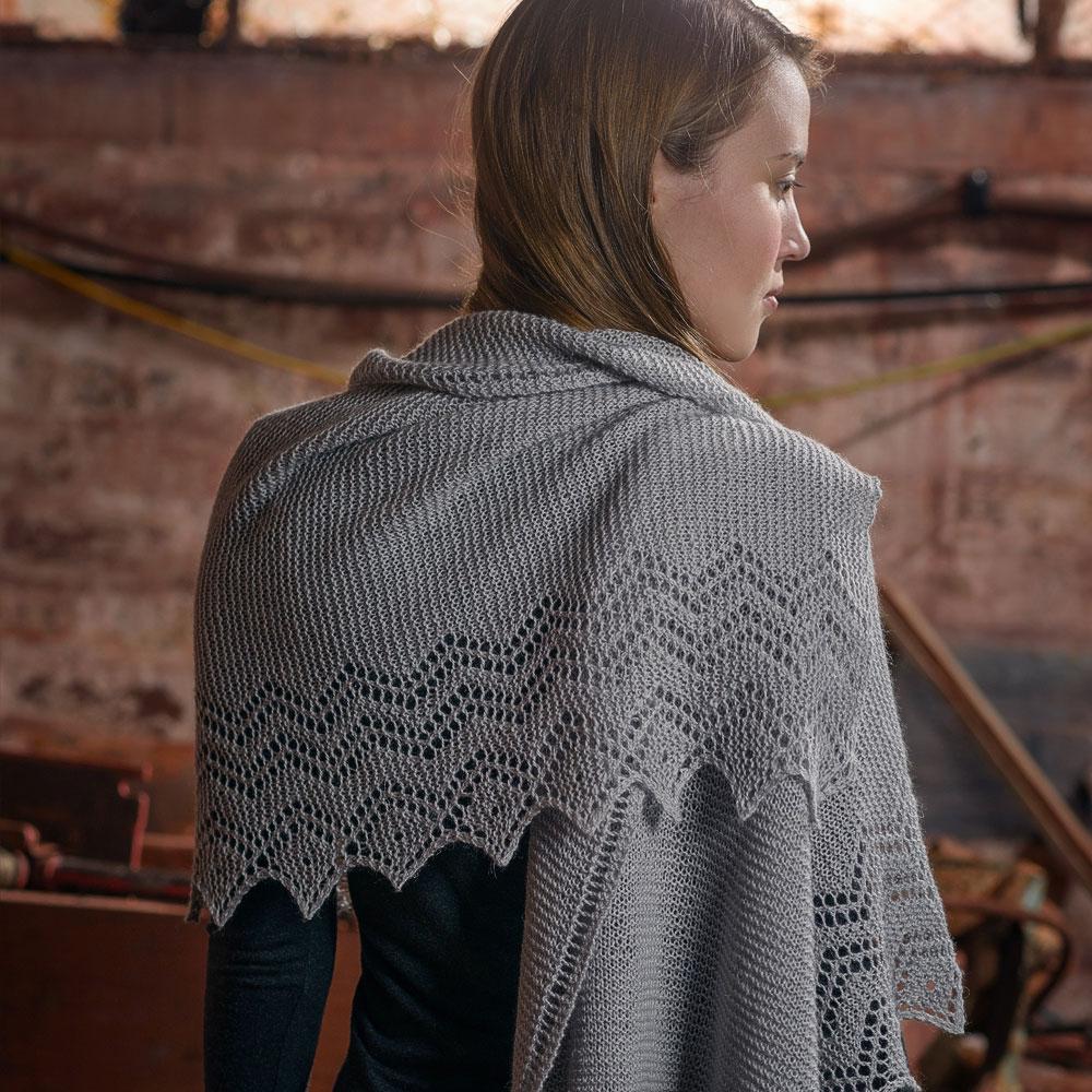 The Fibre Co. Foundations: Meadow - Lace Shawl (PDF Download)