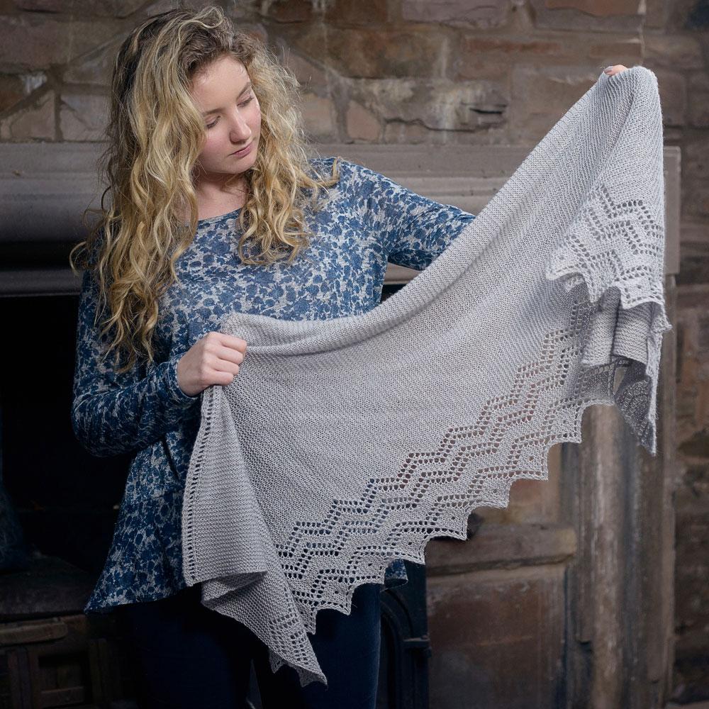 The Fibre Co. Foundations: Meadow - Lace Shawl (PDF Download)