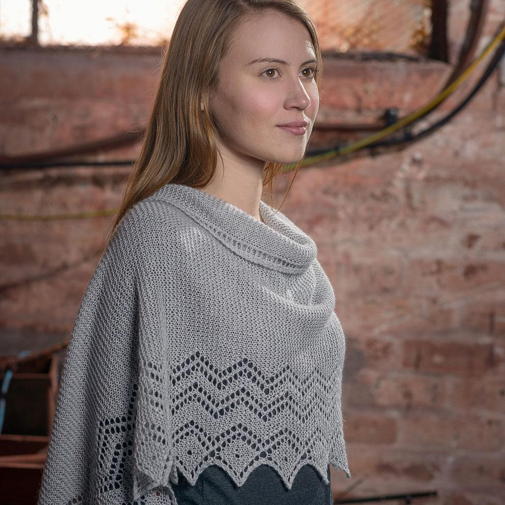 The Fibre Co. Foundations: Meadow - Lace Shawl (PDF Download)