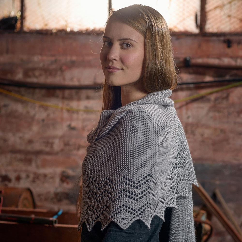 The Fibre Co. Foundations: Meadow - Lace Shawl (PDF Download)