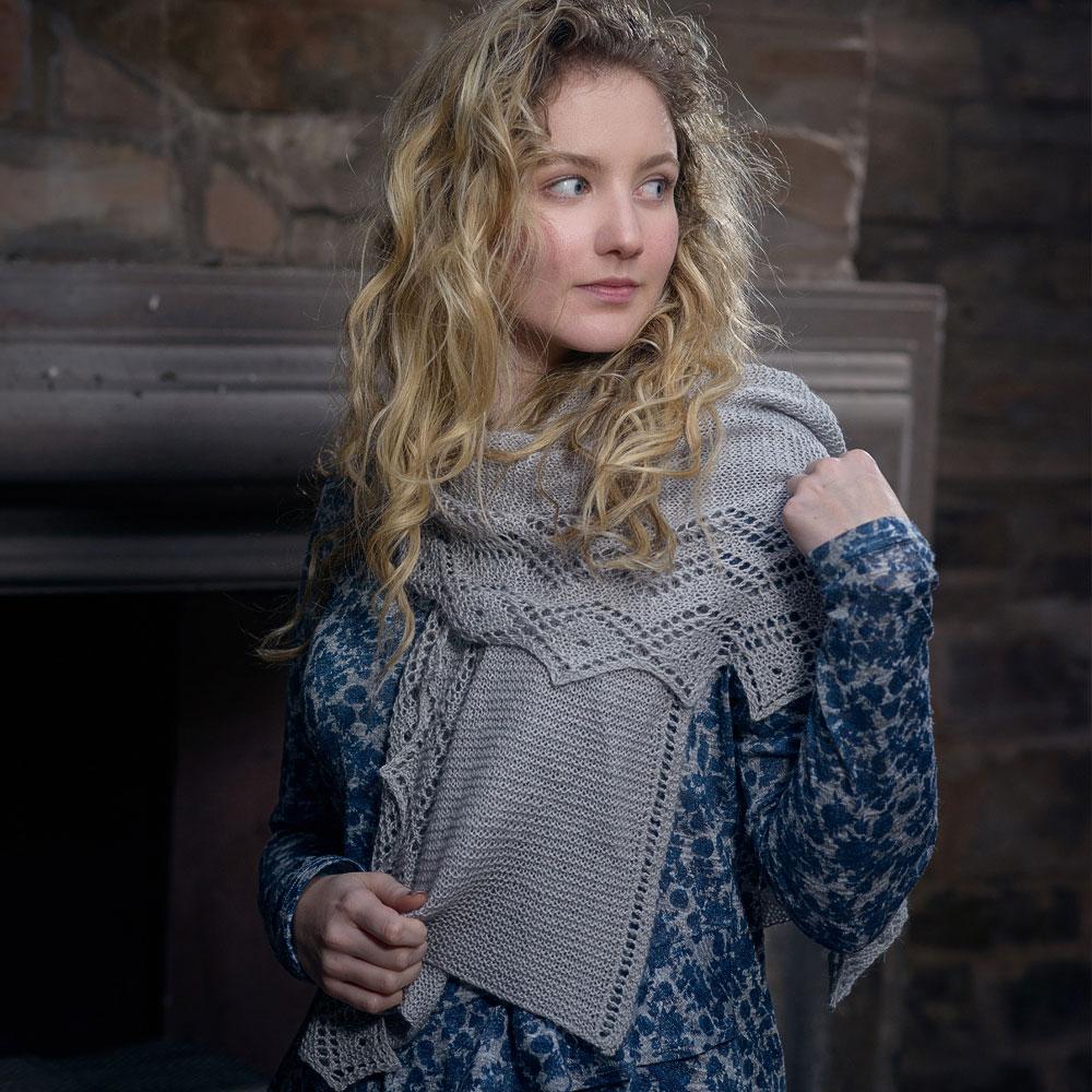 The Fibre Co. Foundations: Meadow - Lace Shawl (PDF Download)