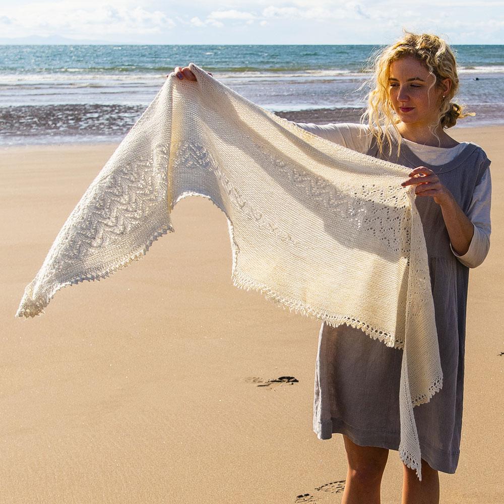 The Fibre Co. Foundations: Meadow - Seacote Shawl (PDF Download)