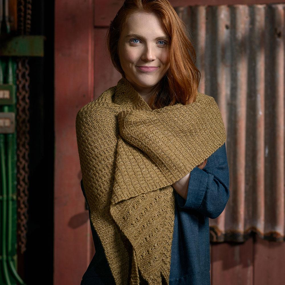 The Fibre Co. Foundations: Meadow - Textured Shawl (PDF Download)