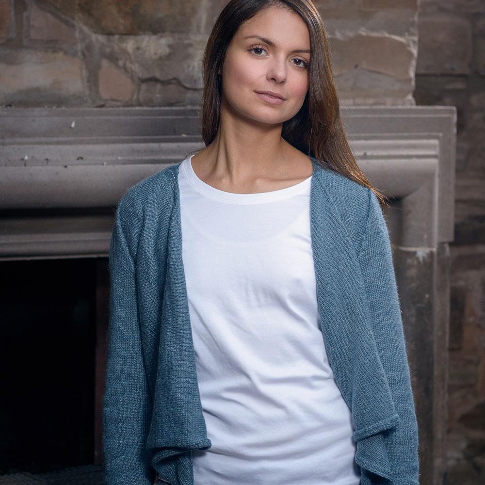 The Fibre Co. Foundations: Meadow - Tie Front Cardigan (PDF Download)