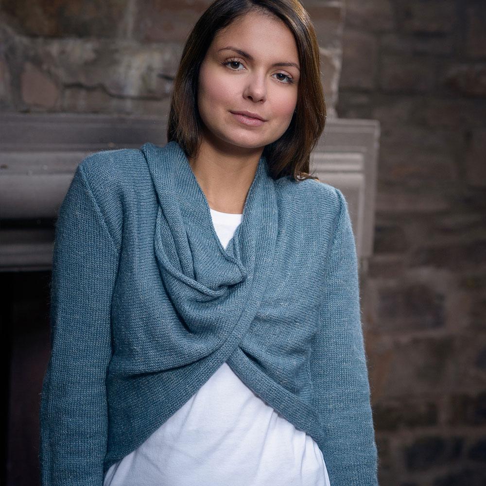 The Fibre Co. Foundations: Meadow - Tie Front Cardigan (PDF Download)