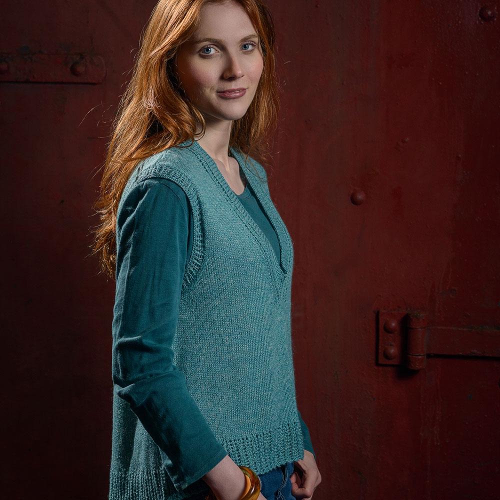 The Fibre Co. Meadow V-Neck Sleeveless Top (PDF Download)
